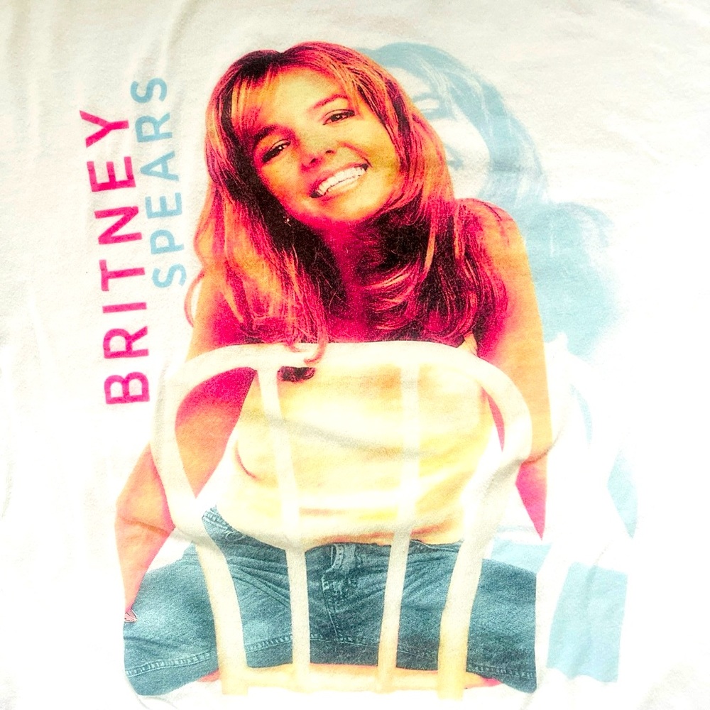 Britney Spears Medium White T-shirt